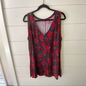 Lane Bryant Floral Tank Tops sz 18/20